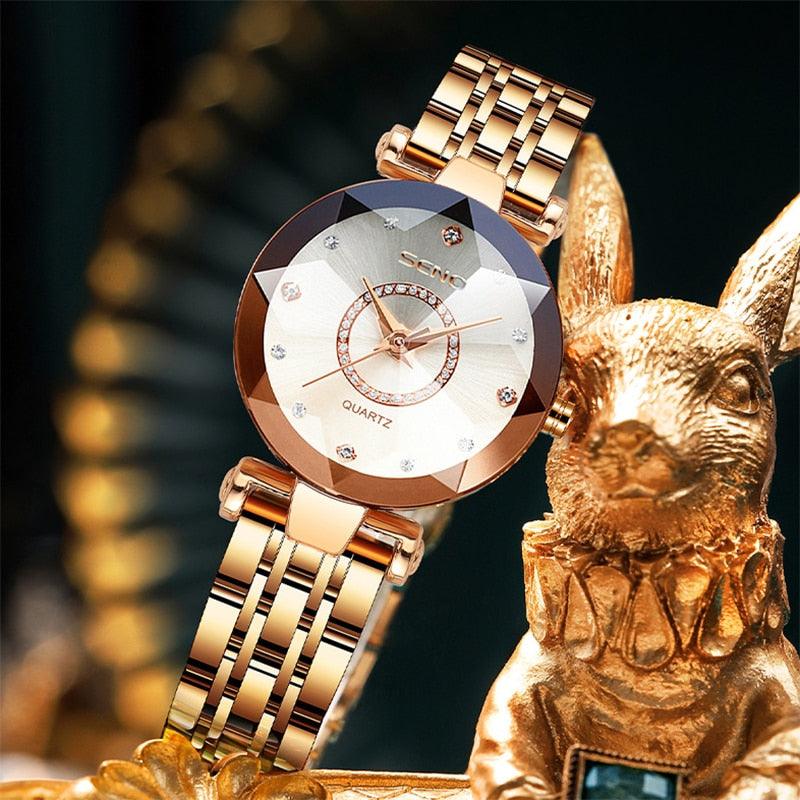 2024 Fashion Women Watches Ladies Luxury Brand Quartz Relogio Feminino Female Montre Reloj Mujer Zegarek Damski