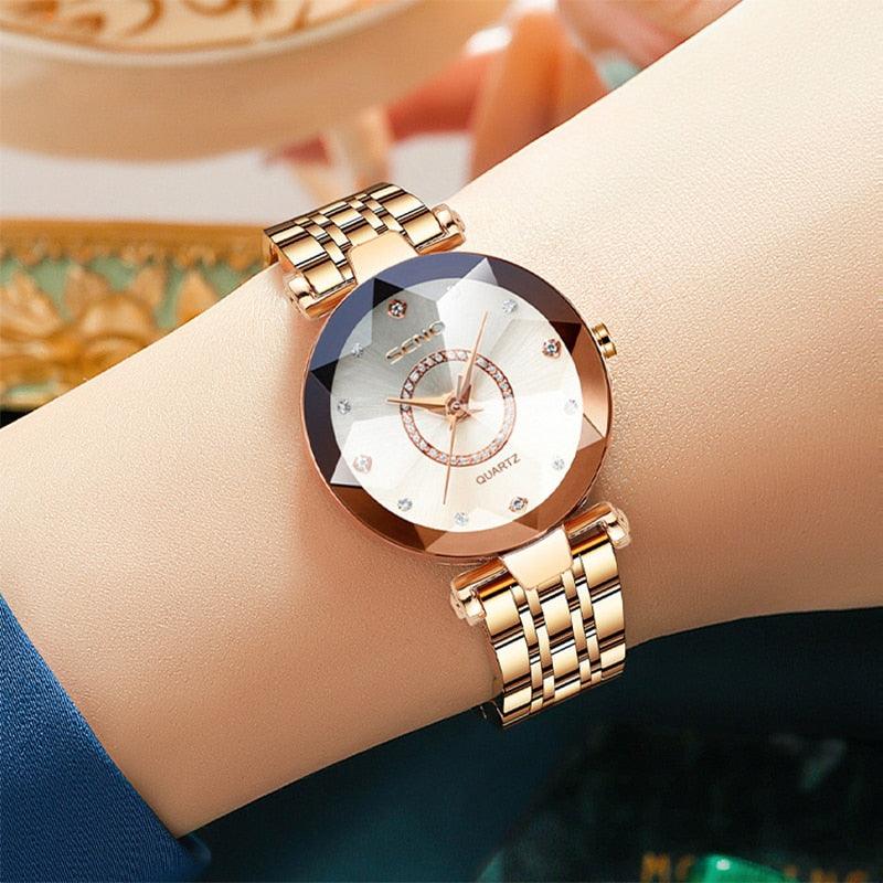 Fashion Women Watches Ladies Luxury Brand Quartz Relogio Feminino Female Montre Reloj Mujer Zegarek Damski