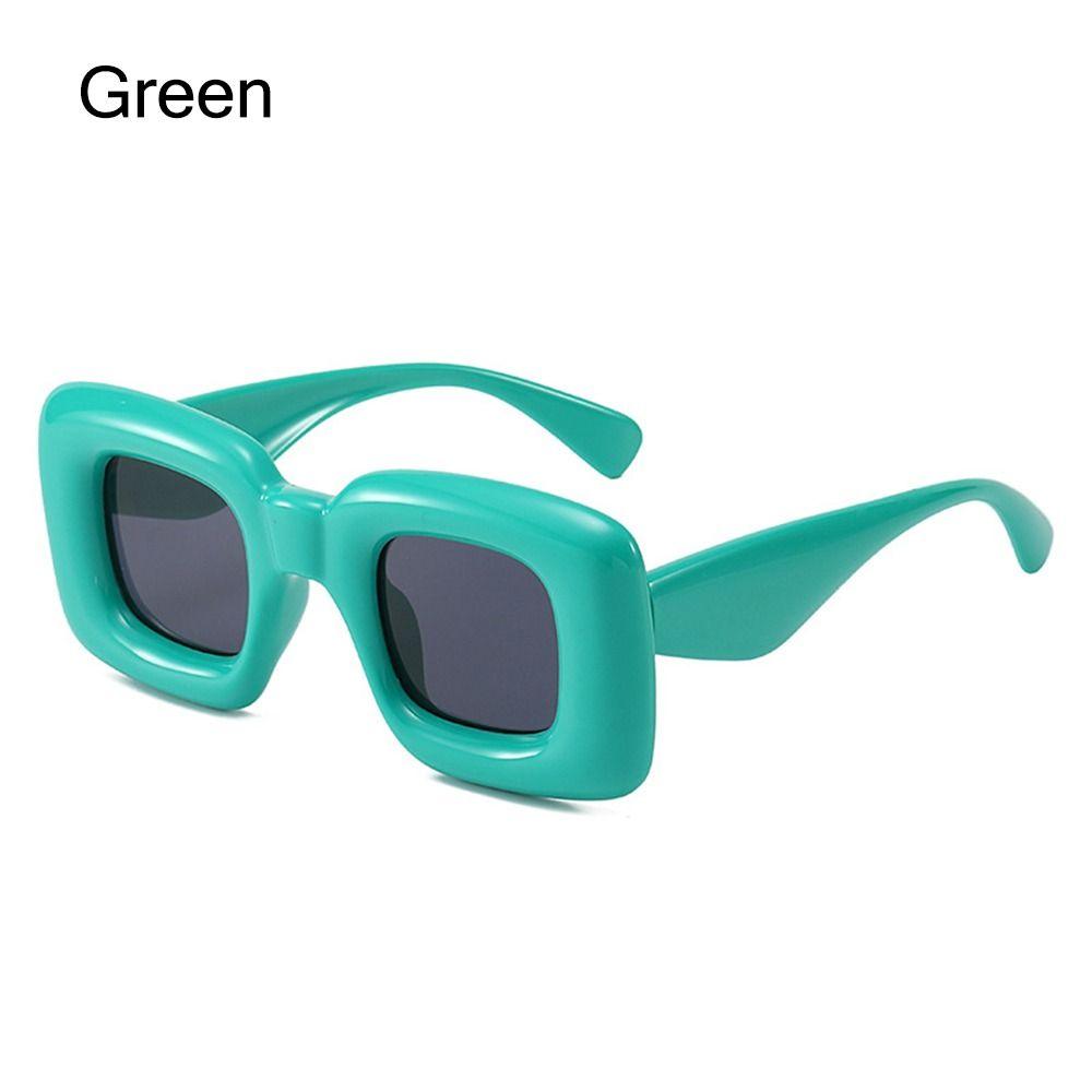 Women Sunglasses Square Candy Color Shades UV400 Designer Men Red Yellow Unique Sun Glasses Wide Legs