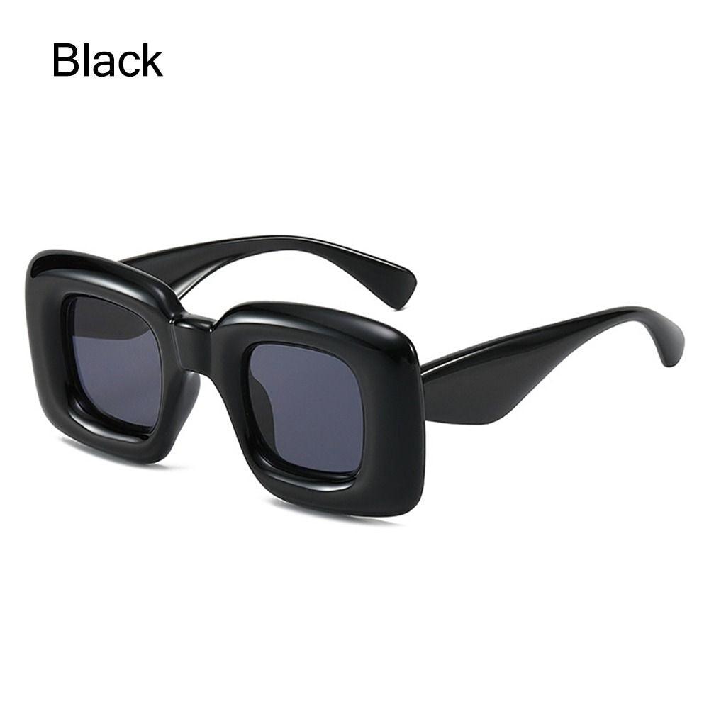 Women Sunglasses Square Candy Color Shades UV400 Designer Men Red Yellow Unique Sun Glasses Wide Legs