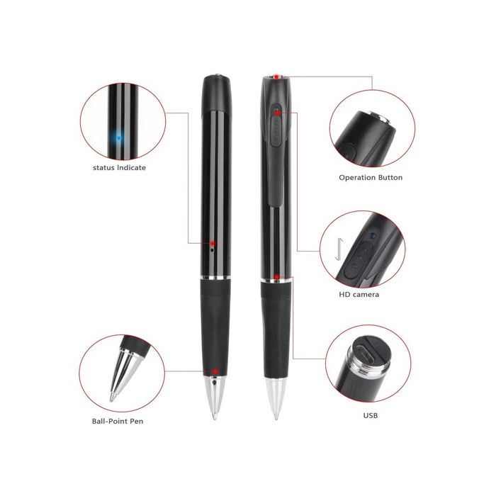 HD Pen Hidden Camera with Built in DVR