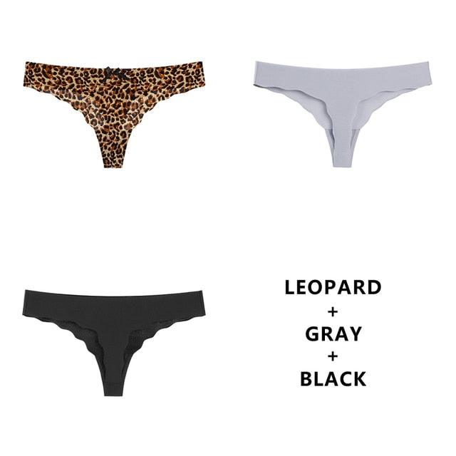 T-BOO 3Pcs/Lot Sexy Seamless Panty Set Underwear Fashion Ladies Low-Rise Briefs Panties Women Sexy Comfort Intimates Lingerie