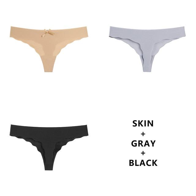 T-BOO 3Pcs/Lot Sexy Seamless Panty Set Underwear Fashion Ladies Low-Rise Briefs Panties Women Sexy Comfort Intimates Lingerie