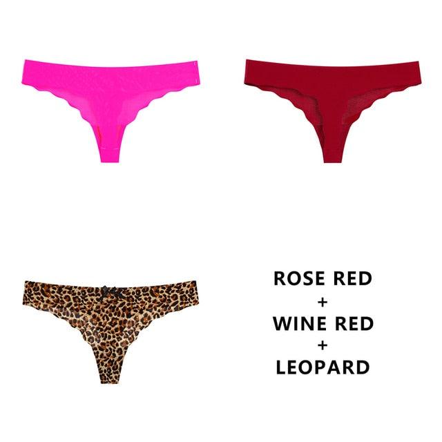 T-BOO 3Pcs/Lot Sexy Seamless Panty Set Underwear Fashion Ladies Low-Rise Briefs Panties Women Sexy Comfort Intimates Lingerie