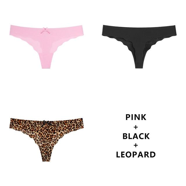 T-BOO 3Pcs/Lot Sexy Seamless Panty Set Underwear Fashion Ladies Low-Rise Briefs Panties Women Sexy Comfort Intimates Lingerie