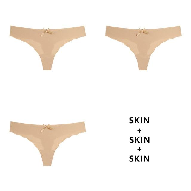 T-BOO 3Pcs/Lot Sexy Seamless Panty Set Underwear Fashion Ladies Low-Rise Briefs Panties Women Sexy Comfort Intimates Lingerie