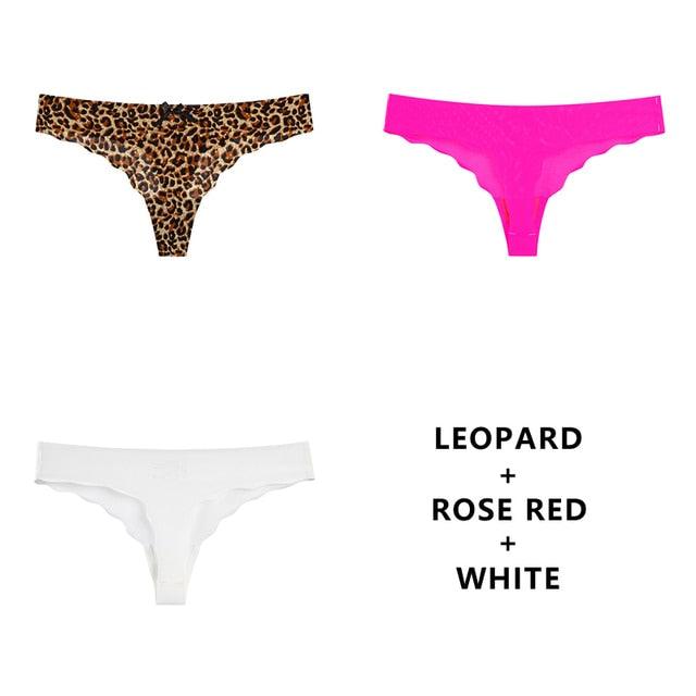 T-BOO 3Pcs/Lot Sexy Seamless Panty Set Underwear Fashion Ladies Low-Rise Briefs Panties Women Sexy Comfort Intimates Lingerie