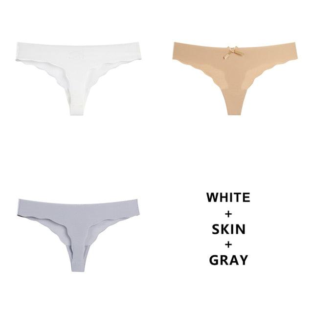 T-BOO 3Pcs/Lot Sexy Seamless Panty Set Underwear Fashion Ladies Low-Rise Briefs Panties Women Sexy Comfort Intimates Lingerie