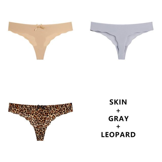 T-BOO 3Pcs/Lot Sexy Seamless Panty Set Underwear Fashion Ladies Low-Rise Briefs Panties Women Sexy Comfort Intimates Lingerie