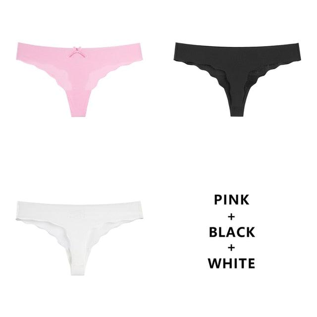 T-BOO 3Pcs/Lot Sexy Seamless Panty Set Underwear Fashion Ladies Low-Rise Briefs Panties Women Sexy Comfort Intimates Lingerie