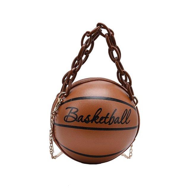 Luxury Cute Basketball Hand Bag Crossbody Bag Women Leather Totes Lady Shoulder Pack