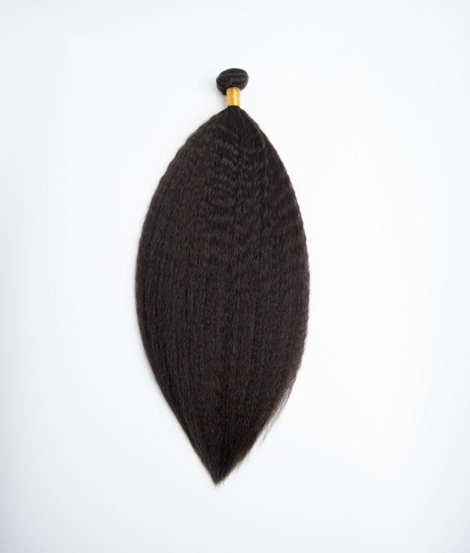 Transform Your Look with our T-BOO 3 pcs Yaki Straight Brazilian Kinky Straight Human Hair!