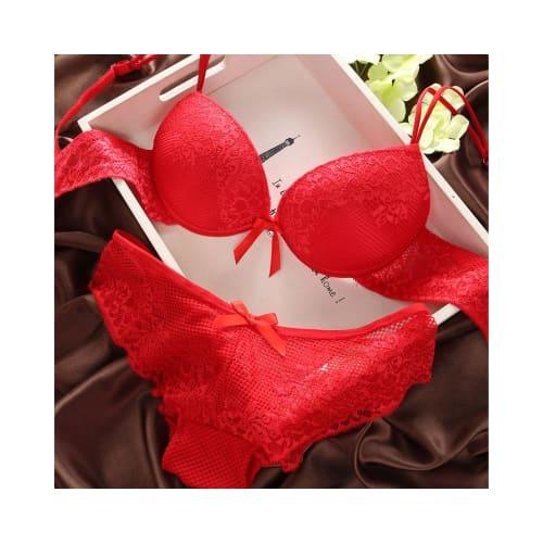 Fashion fashion lace sexy thin deep V-neck push up underwear
