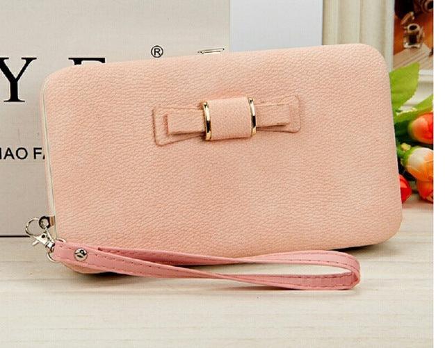 NEW Women Big Wallet Purse Box Credit Card Holder Mobile phone holder handbag case