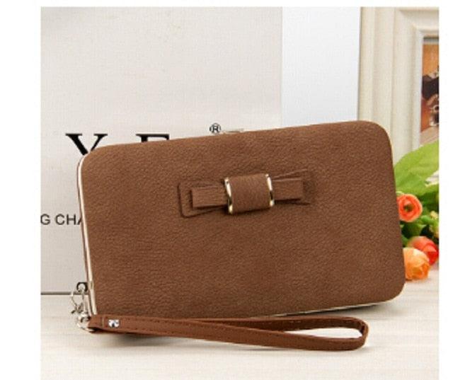 NEW Women Big Wallet Purse Box Credit Card Holder Mobile phone holder handbag case