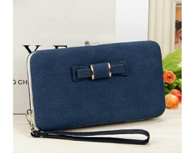 NEW Women Big Wallet Purse Box Credit Card Holder Mobile phone holder handbag case
