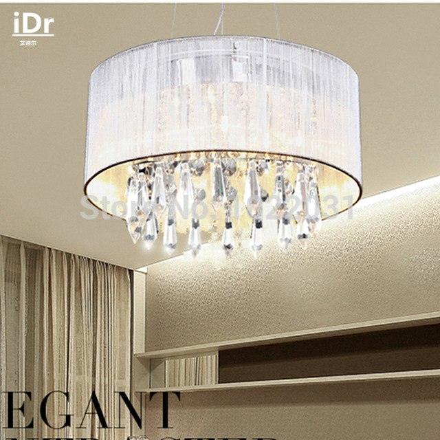 Handmade Cloth K9 Crystal Chandeliers Upscale atmosphere Lights Modern lamps