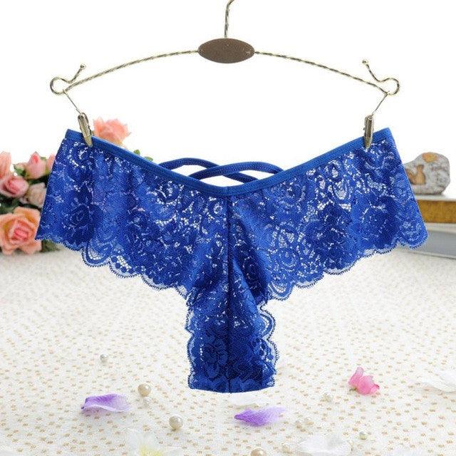 Women Sexy Lace Panties Seamless Cotton Briefs Hollow low-Rise Ladies Underwear High Quality