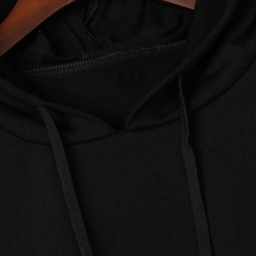 Womens Letters Long Sleeve Hoodie Sweatshirt Pullover Tops Blouse