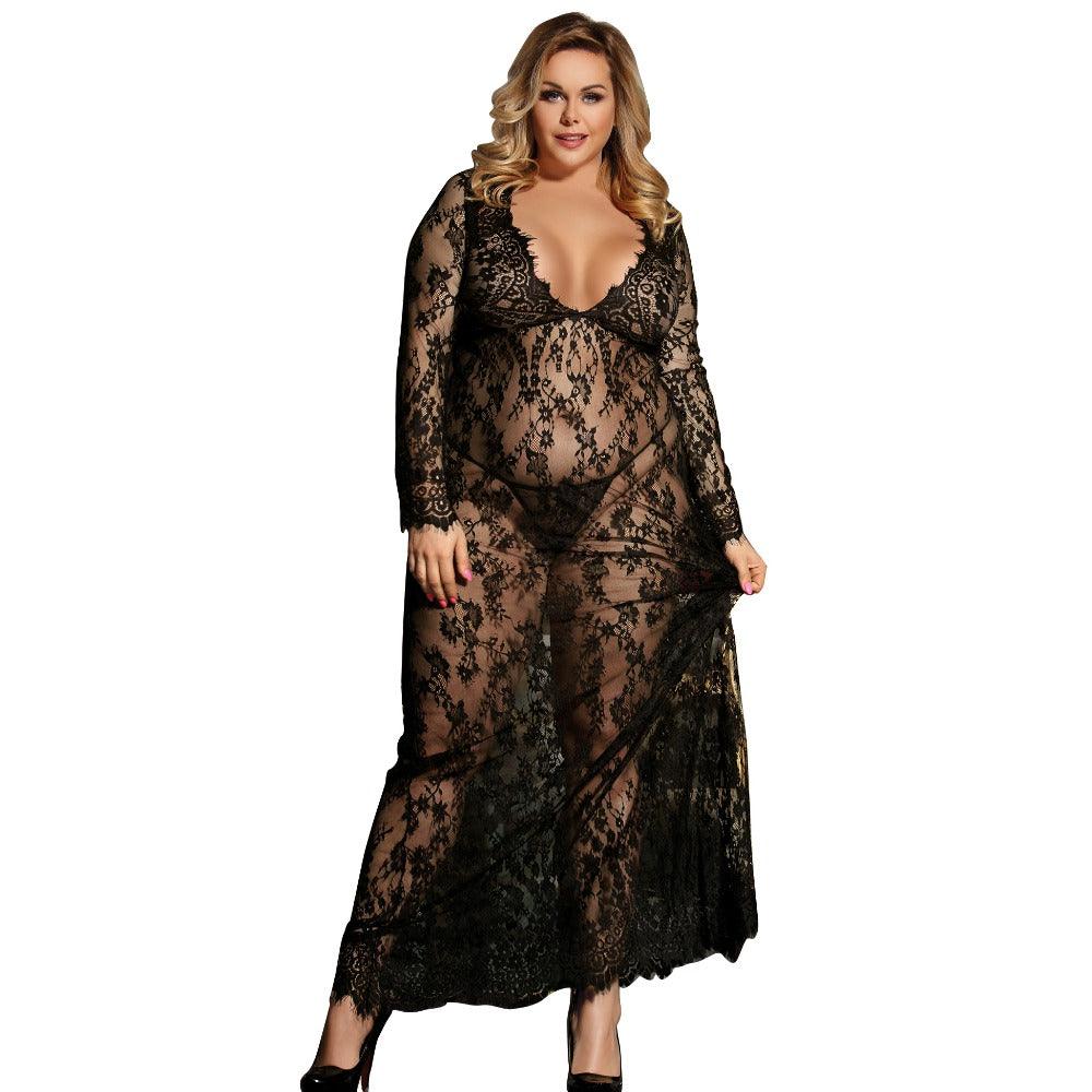 Sexy Dress Erotic Long Sleeve Sexy Costumes Babydoll Woman Long Transp T-BOO, LLC Sexy Dress Erotic Long Sleeve Sexy Costumes Babydoll Woman Long Transp T-BOO, LLC
