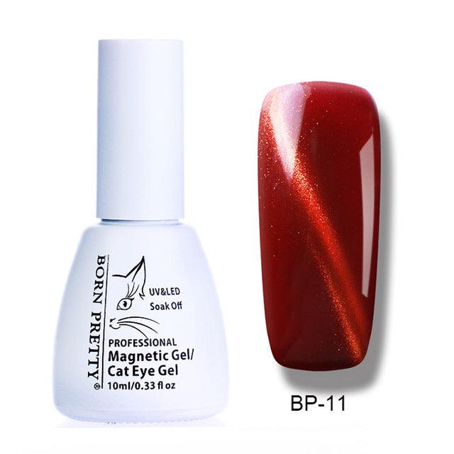 Magnetic Cat Eye Nail Gel 10ml Magnetic Stick Soak Off Manicure Nail UV Gel No Black Base Needed