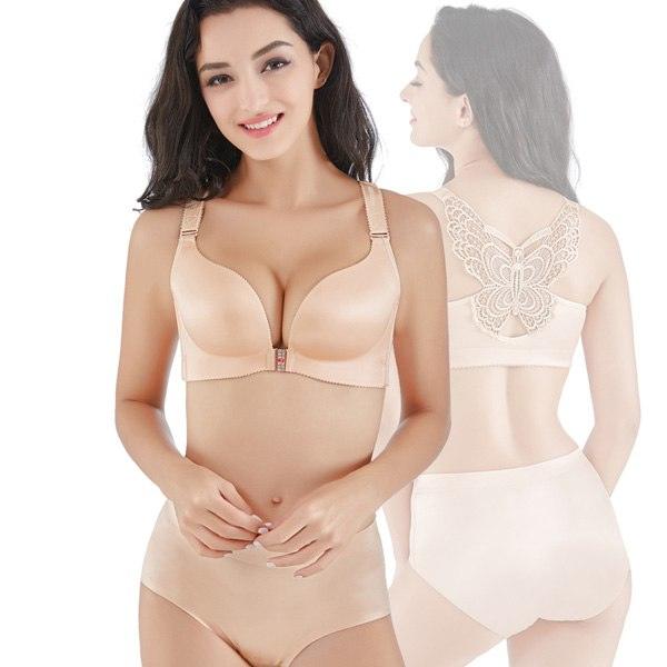 Plus Size Bra Set Seamless Bra And Panties For Women Bras And Underwear Sets Push Up Brassiere Bra Brief Sets Large Size Cup