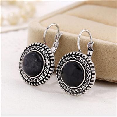 TBOO Fashion Boho Big Drop Earrings For Women Jewelry Brinco Carved Vintage Tibetan Silver Bohemian Long Earrings