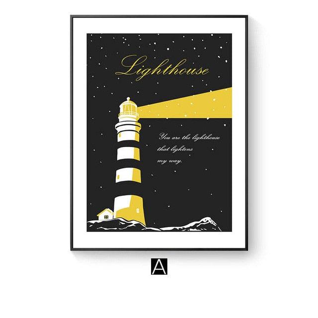 Modern abstract Letter combinations Wall Art Canvas Painting Nordic Posters And Prints Black yellow Nursery Wall Pictures