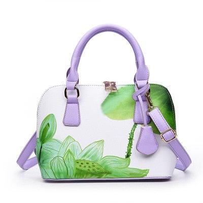 Women Elegant Floral Handbag Designer Printed Bags Shoulder Luxury Handbags