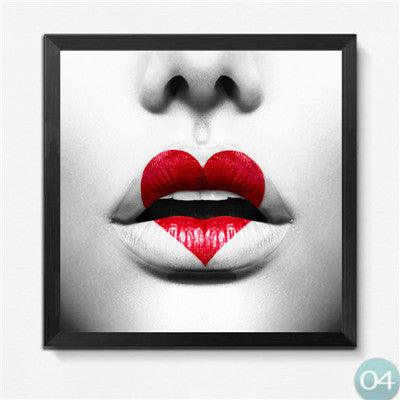 Modern Fashion Nail Canvas Painting Prints Sex Women Art Posters Pictures for Beauty Shop Modern Home Decor No Frame