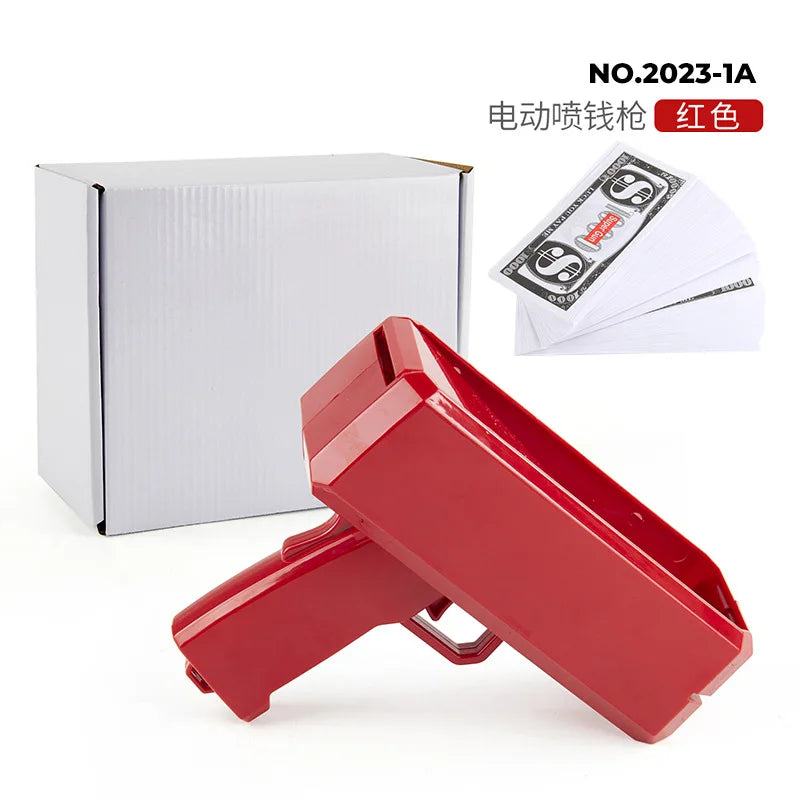 Handheld Money Gun Cash Shooter – Fun Party Prop for Weddings, Birthdays, Celebrations, Bachelor Parties, Events &amp; Movie Scenes