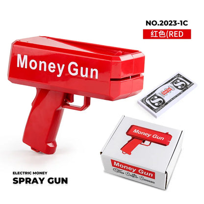 Handheld Money Gun Cash Shooter – Fun Party Prop for Weddings, Birthdays, Celebrations, Bachelor Parties, Events &amp; Movie Scenes