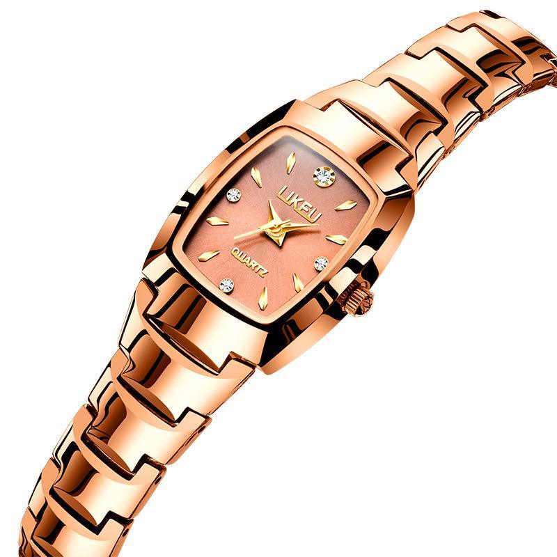 T-BOO Women Luxury Watches Crystal Bracelet Quartz Watch Steel Female Wristwatch Montre Femme Relogio Top Brand Fashion