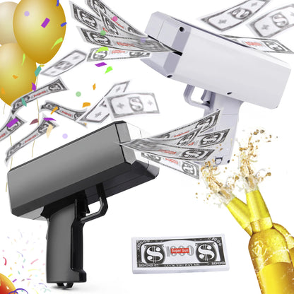 Handheld Money Gun Cash Shooter – Fun Party Prop for Weddings, Birthdays, Celebrations, Bachelor Parties, Events &amp; Movie Scenes