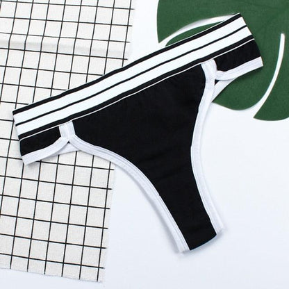 T-BOO Women's Sexy Thong Panties G-String Underwear Plus Size Lingerie  Ladies Cotton Briefs