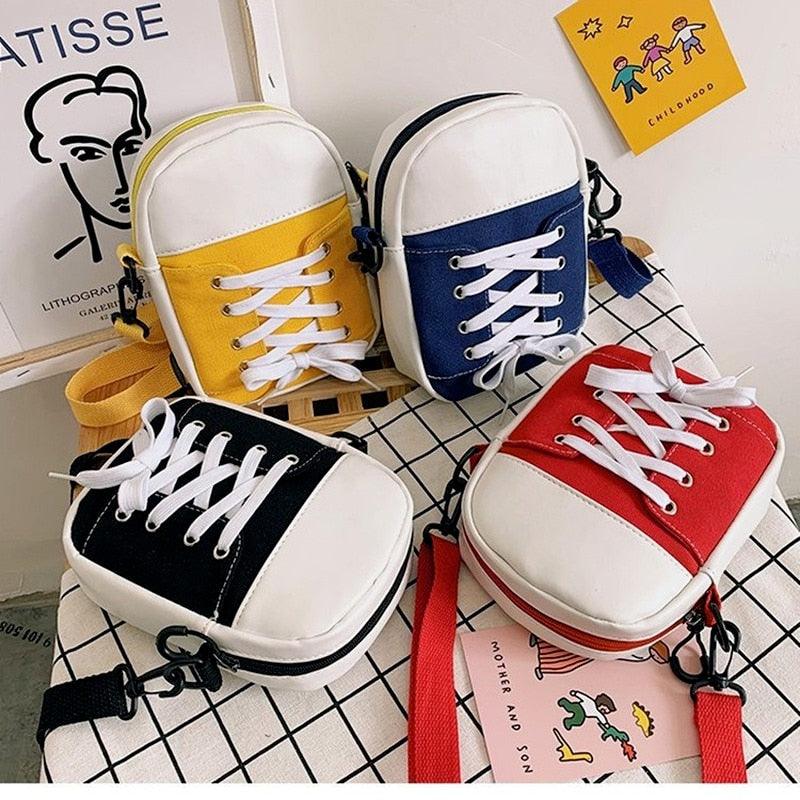 T-BOO Tennis Shoe Shoulder Bag Fashion Canvas Crossbody Bag Luxury Designer Handbag 2023 Shoulder Bags Bags for Women