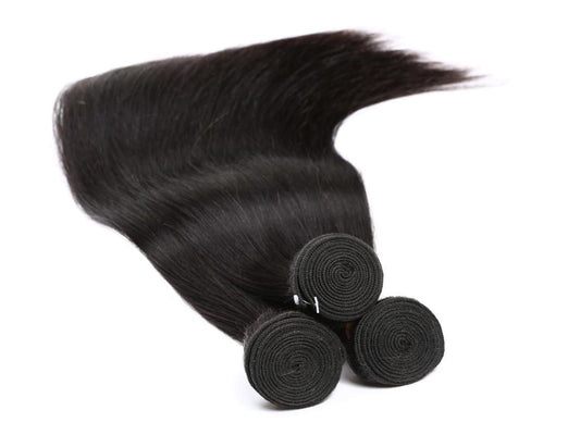 Transform Your Look with Our 3-Piece Brazilian Human Hair Straight Bundle!