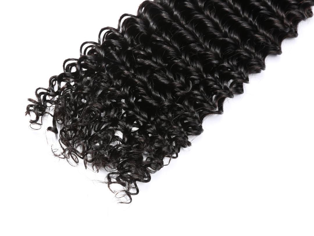 Embrace the Beauty of the Ocean with Our 3-Piece Human Hair Deep Wave Bundle!