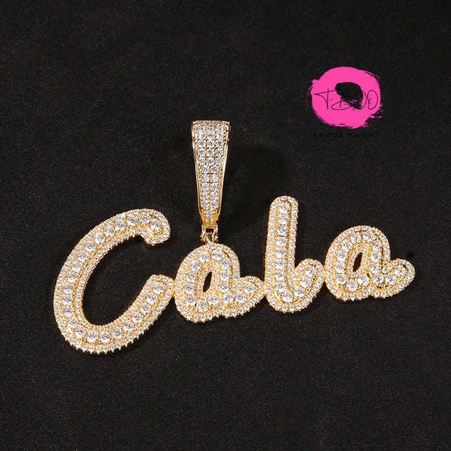 Custom Name Necklace Personalized Jewelry Baguettes Chain