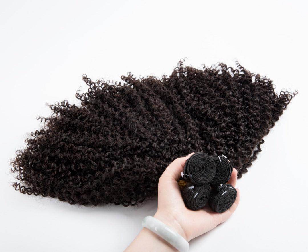 Unleash the Power of Your Curls with T-BOO Afro-Kinky Curly Hair Bundle - 3 Pieces Soft Touch!
