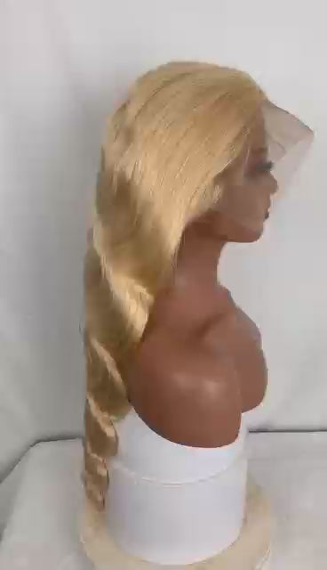 Turn Heads with Our Stunning 13x4 Lace Front 613 Blonde Wig with Human Hair | Channel Your Inner Blonde Bombshell with Ease