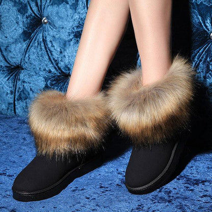 NEW! Winter Boots for Women Snow Boots flat low heel Ladies ankle boots shoes zapatos de mujer