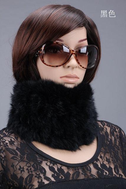 Women's Fur Scarves 100% Collar Velvet Rabbit Warm Style Woman Winter 2019 Various Color Scarf Min Order $4.9,mix Ok