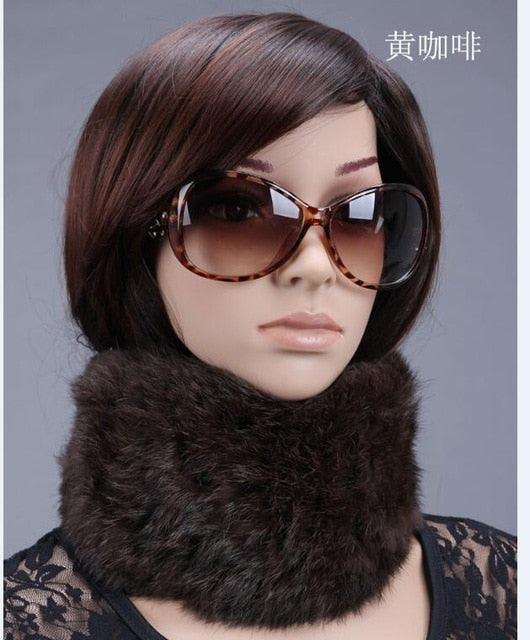 Women's Fur Scarves 100% Collar Velvet Rabbit Warm Style Woman Winter 2019 Various Color Scarf Min Order $4.9,mix Ok