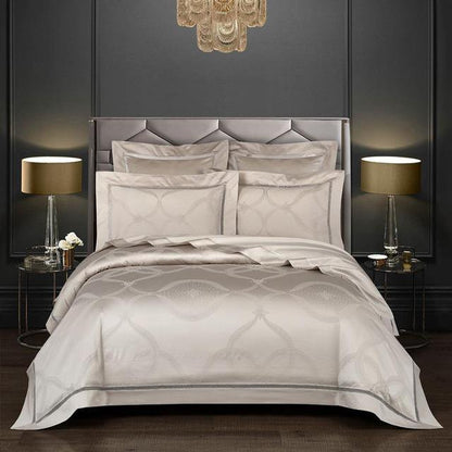 Luxury Jacquard Duvet Cover set  Premium Egyptian Cotton King Queen 4/6Pcs Bedding set Comforter Cover Bed sheet