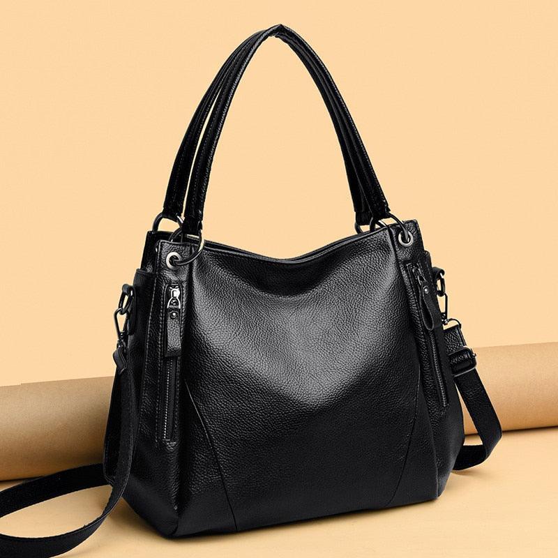 Women Handbag  Large Capacity Female Shoulder Bags Good Quality Soft Leather Casual Totes Bag