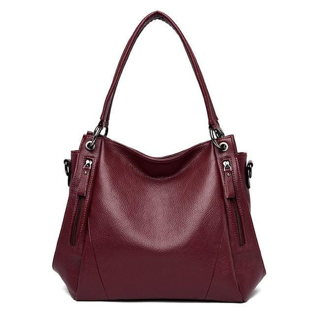 Women Handbag  Large Capacity Female Shoulder Bags Good Quality Soft Leather Casual Totes Bag