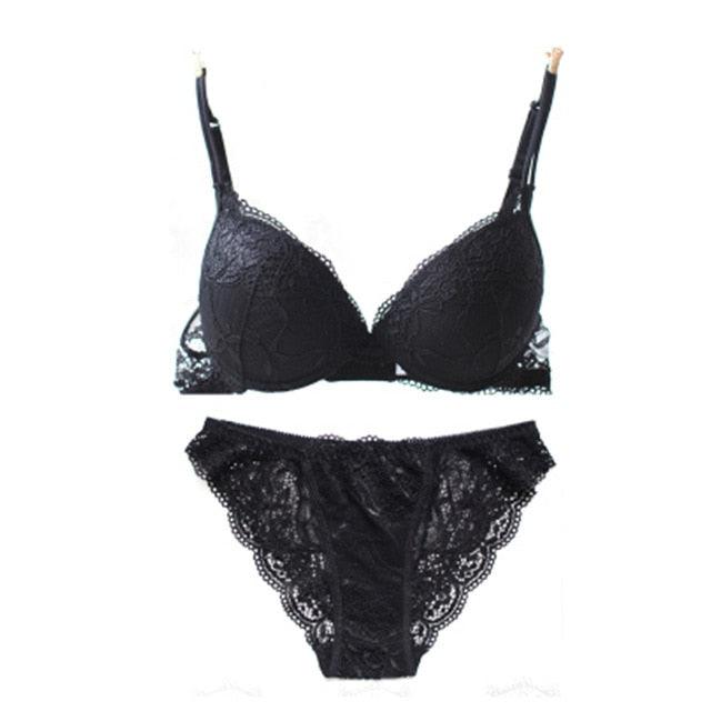 Sexy Fashion charming lace bra gather together Shape Wear women bra set Comfortable Underwear