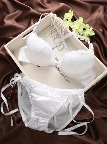 Sexy Lingerie for Women Lace Bra Set and Underwear Intimates Push Up Bra Panties Set Underwear Set For Female Front Closure