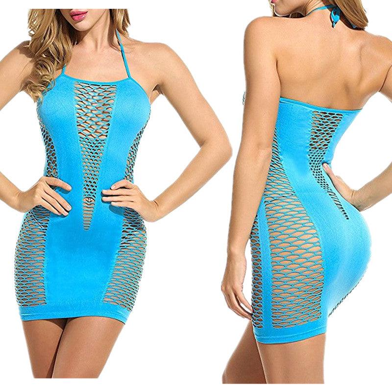 Sexy Lingerie Hot Mesh Hollow Baby Doll Dress Erotic Lingerie Women sexy costumes cotton sexy underwear lingerie plus size